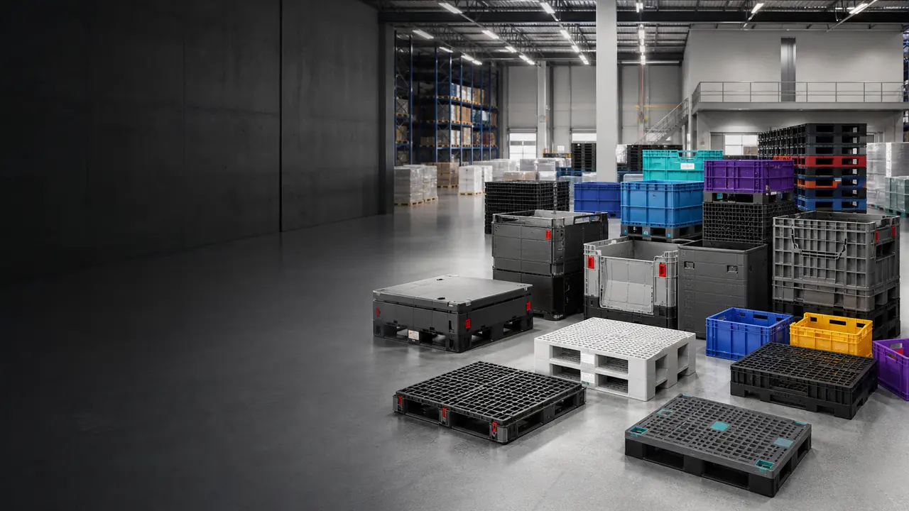 Catálogo de tarimas plásticas, pallets y contenedores MYFI | MYFI