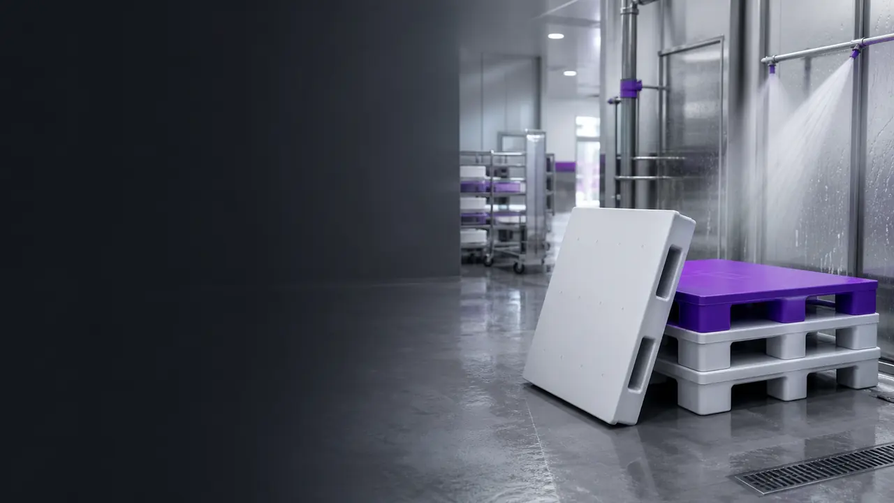 Pallets higiénicos para procesos limpios y control sanitario | MYFI