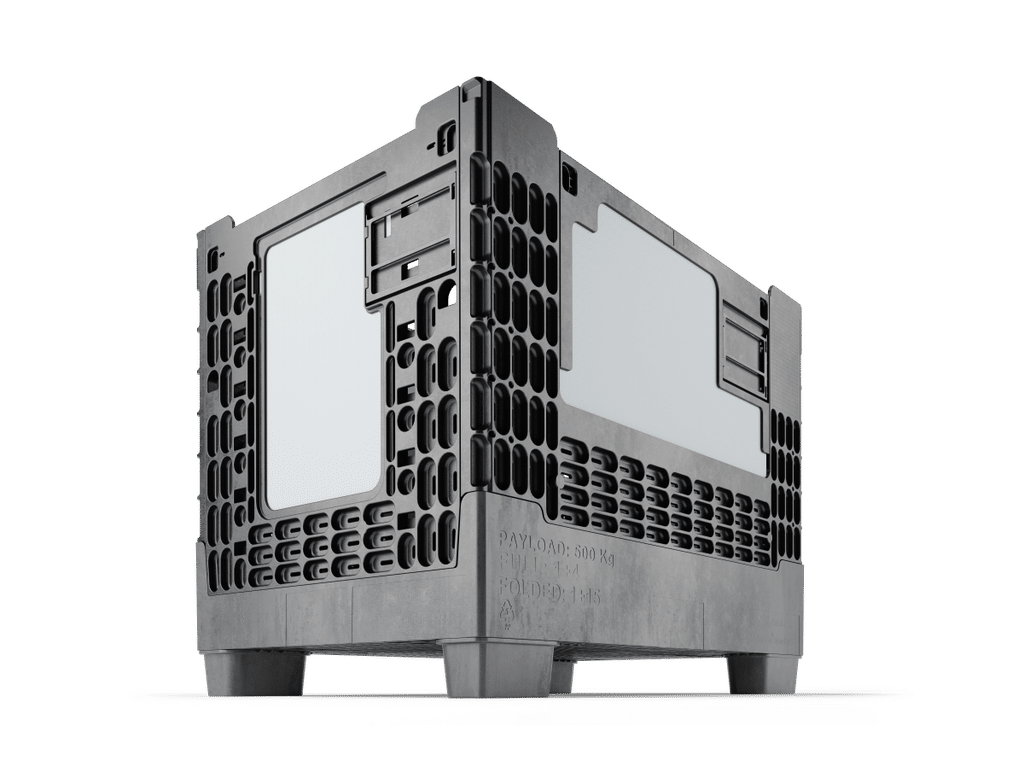 CabFold E755 PP-R BK 4F para logística industrial