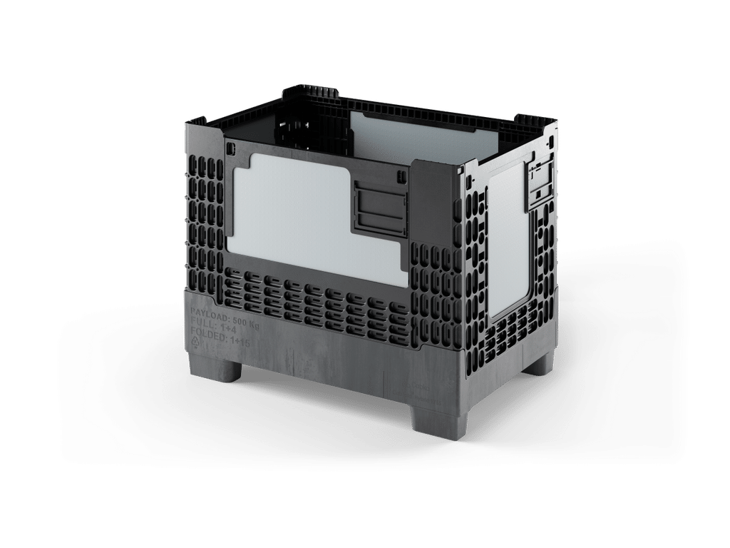 CabFold E755 PP-R BK 4F para logística industrial
