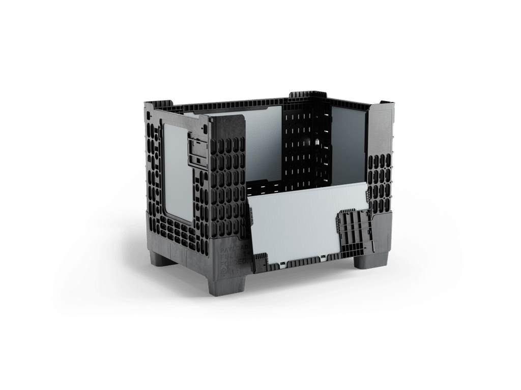 CabFold E755 PP-R BK 4F para logística industrial