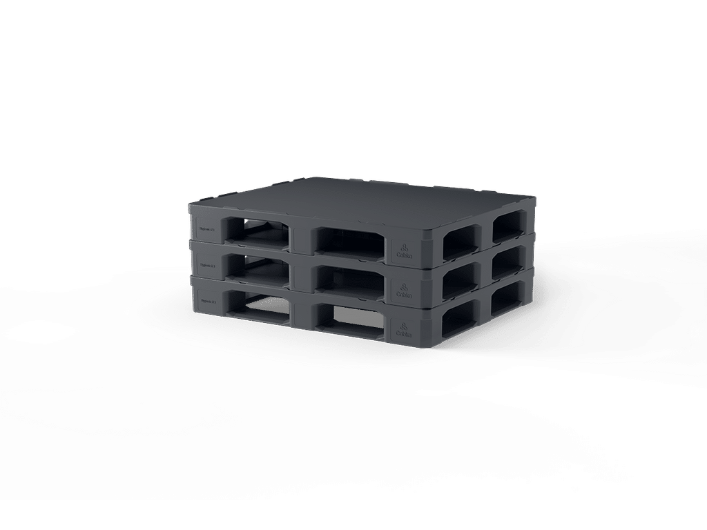 Hygienic i7.1 recycled (CD-5R) NEGRA para logística industrial