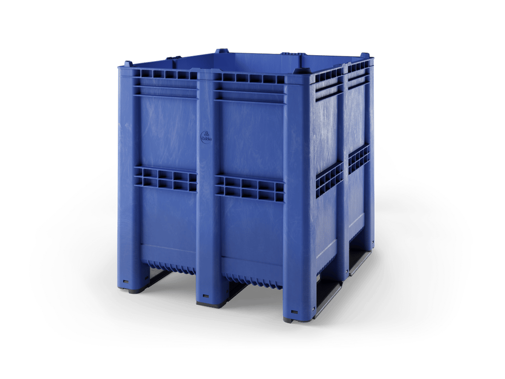 Pallet Box 2.0 (3R-closed) Azul para logística industrial