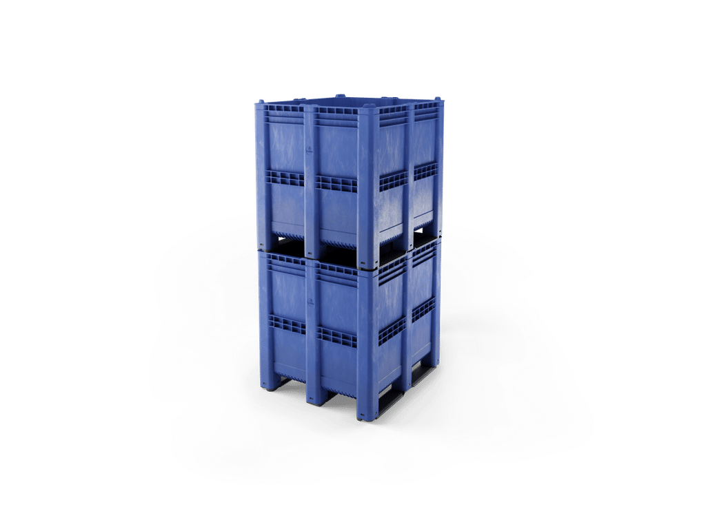 Pallet Box 2.0 (3R-closed) Azul para logística industrial