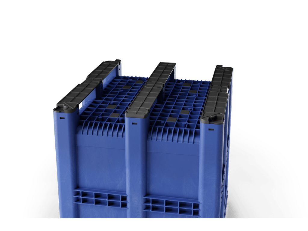 Pallet Box 2.0 (3R-closed) Azul para logística industrial