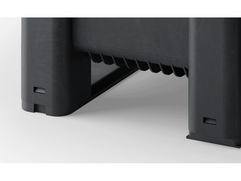 Pallet Box (3R-closed) Negra 100% para logística industrial
