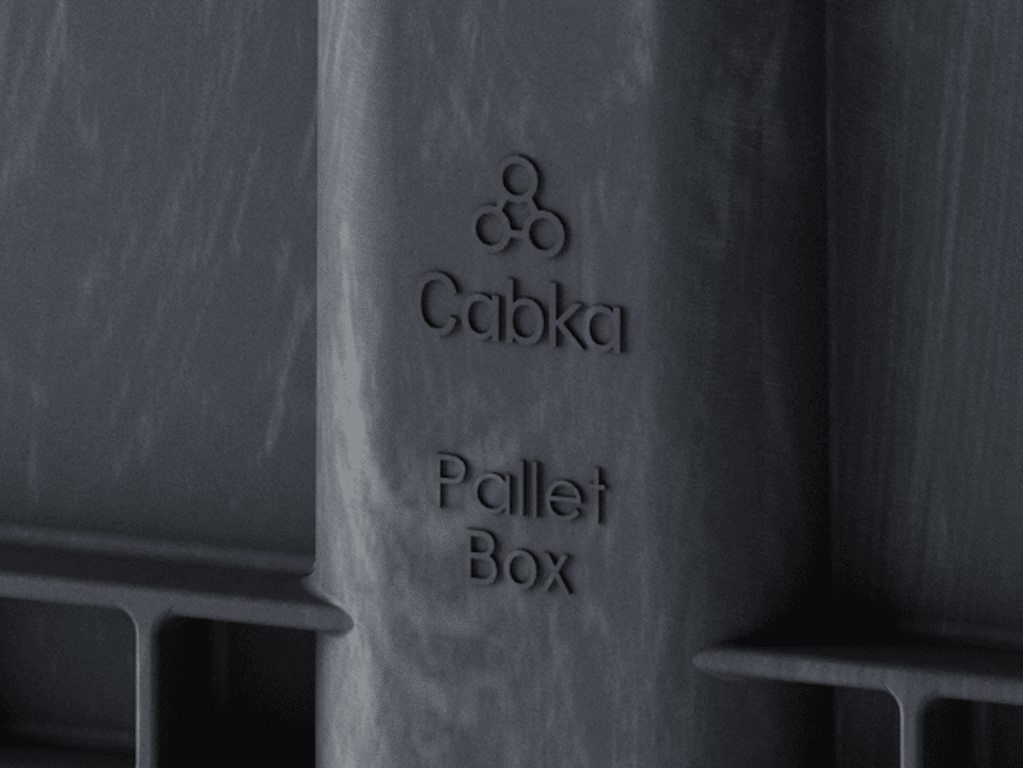 Pallet Box (3R-closed) Negra 100% para logística industrial